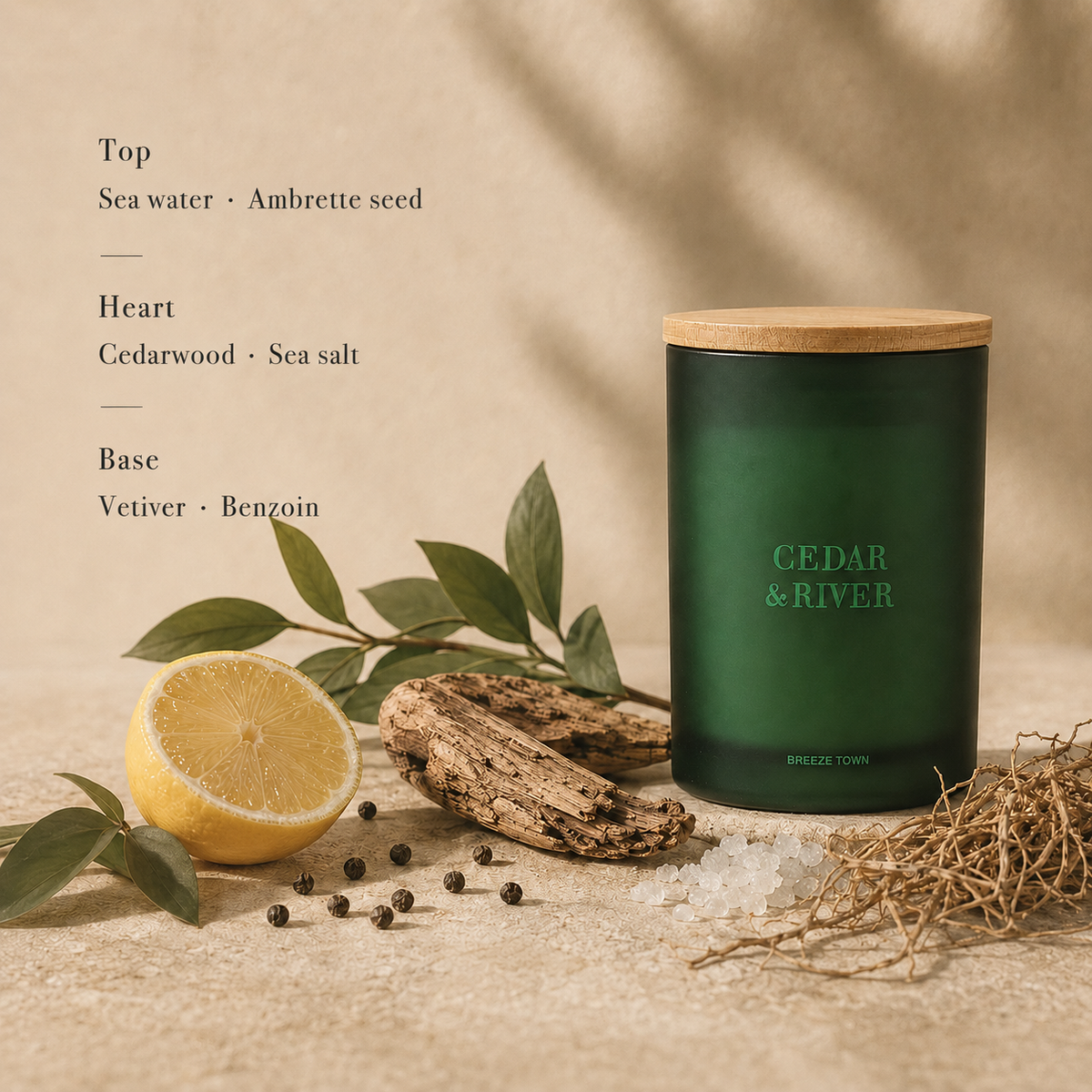 2 Wooden-Wick Candles