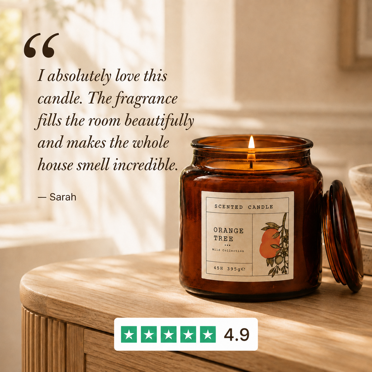 Autumn Garden Candles collection