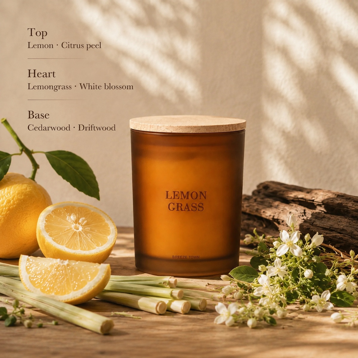 2 Wooden-Wick Candles