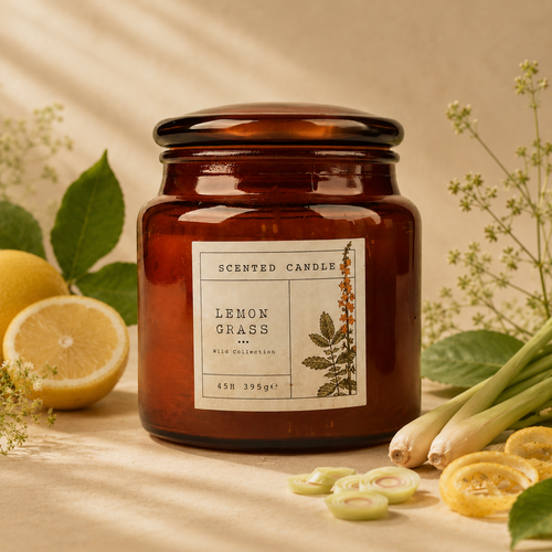 2 garden candles