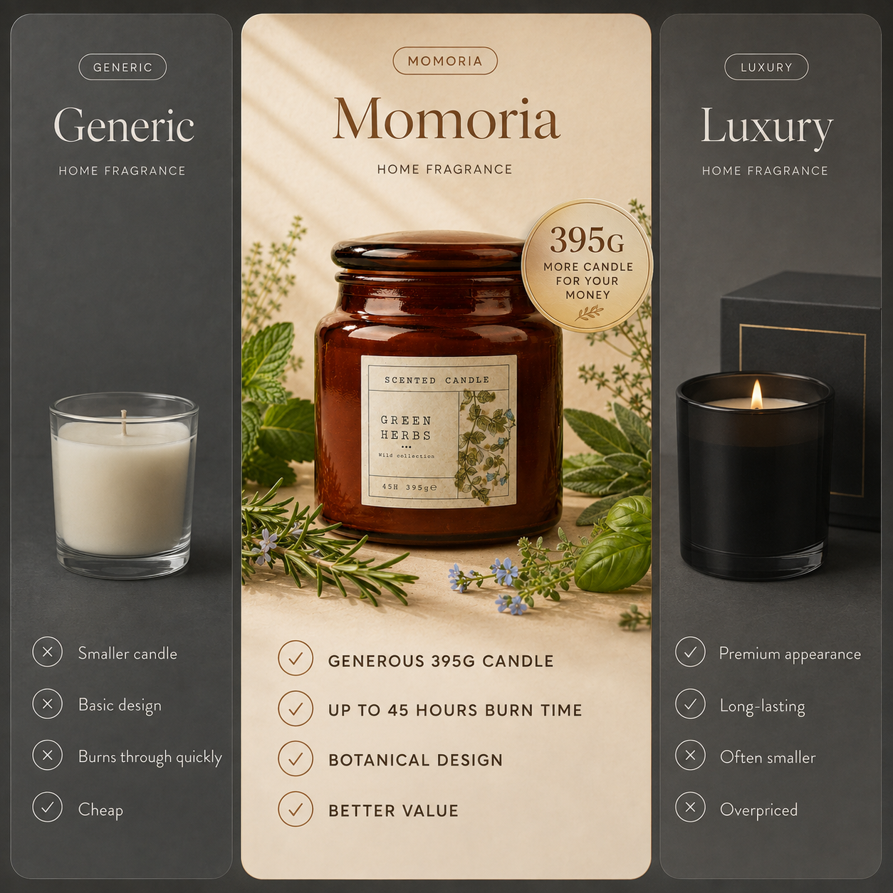 Autumn Garden Candles collection