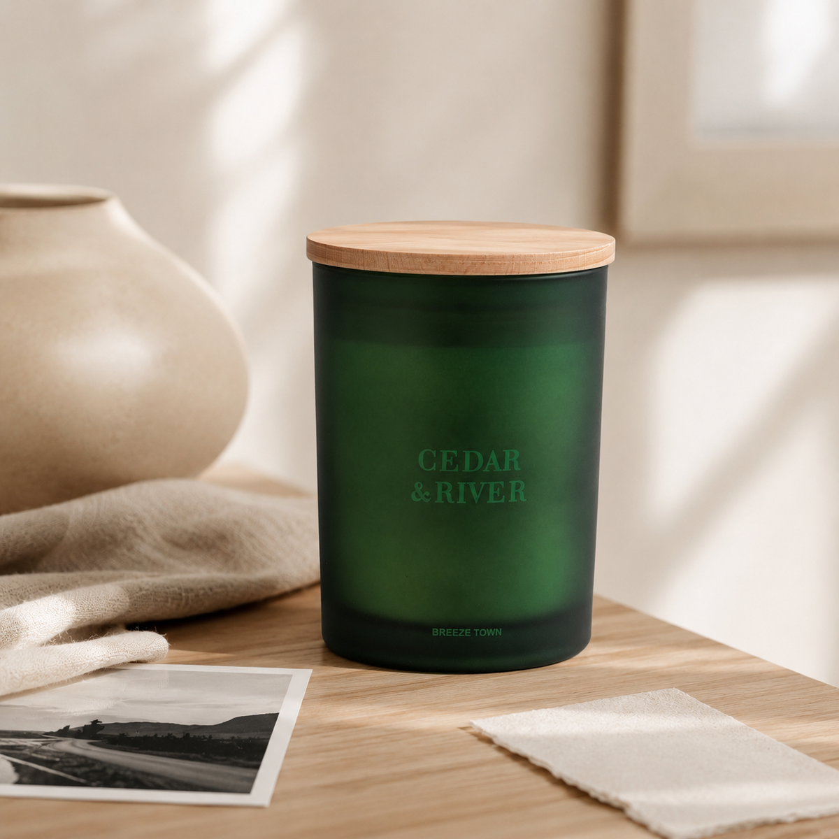 Cedar & River Scented Candle