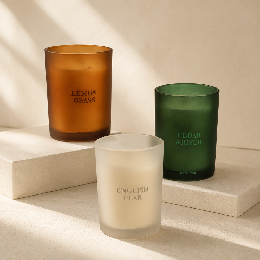 2 Wooden-Wick Candles