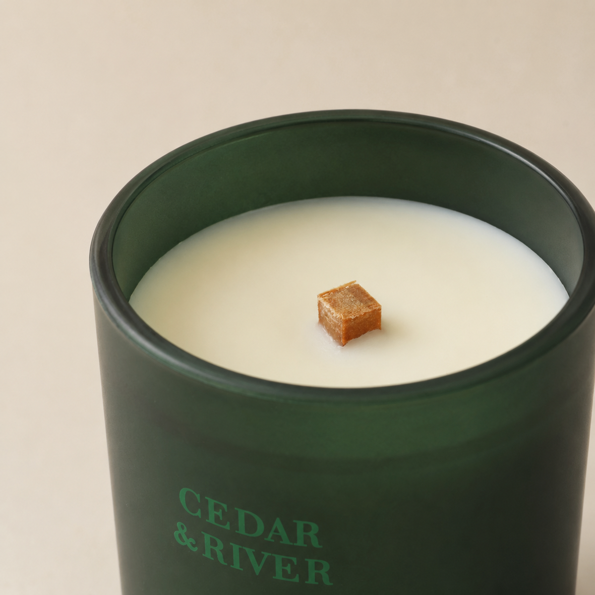 2 Wooden-Wick Candles