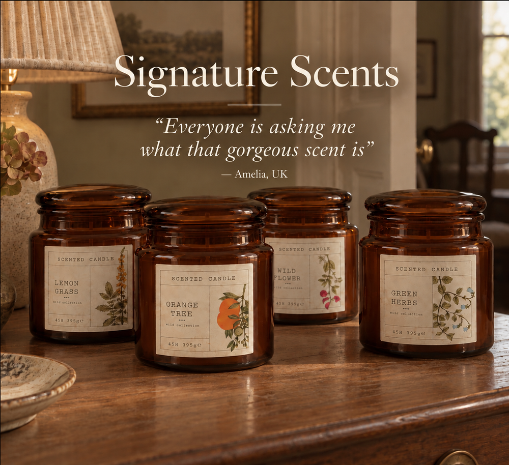 Autumn Garden Candles collection