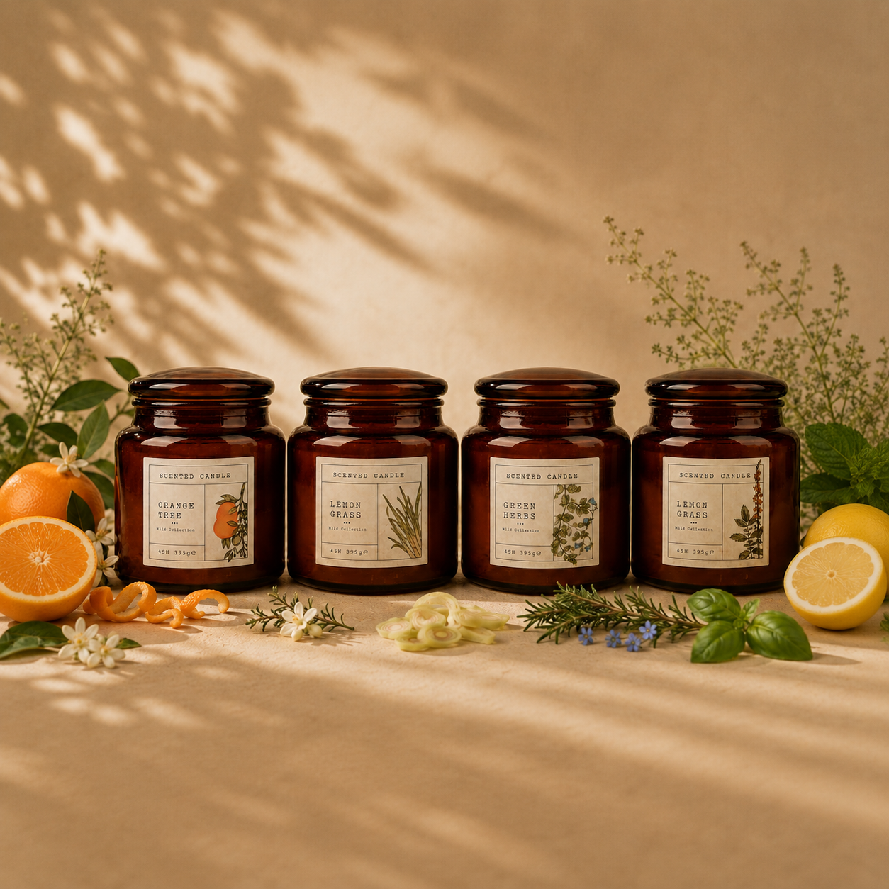 Autumn Garden Candles collection