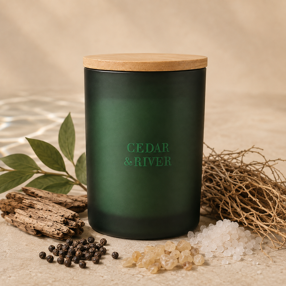 Cedar & River Scented Candle