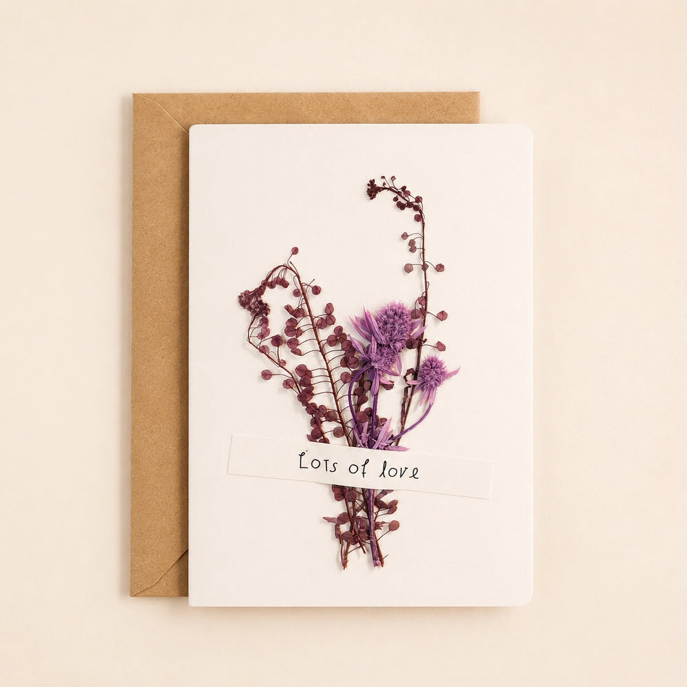Lots of Love Greeting card