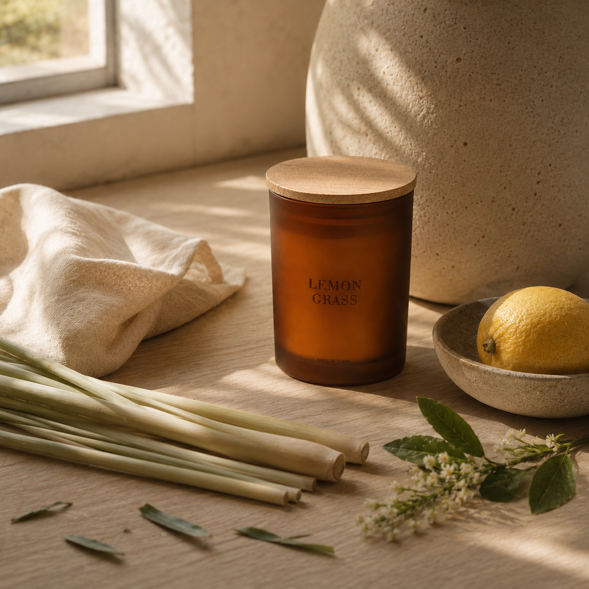 Lemongrass Scented Candle