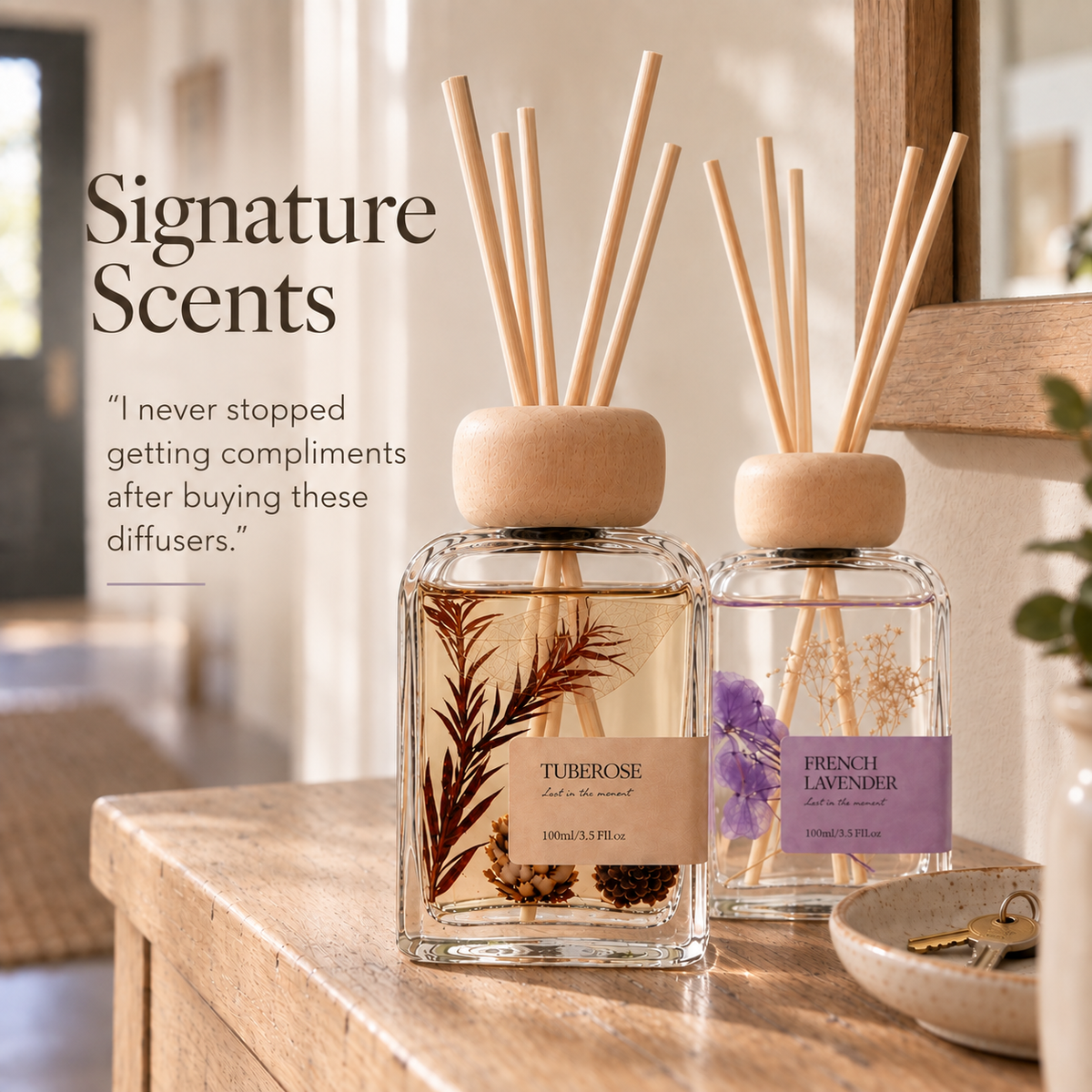 2 Botanical Diffusers